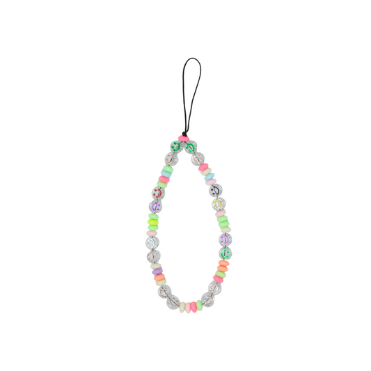 Caser Custom Rainbow Smile phone charm, detail view