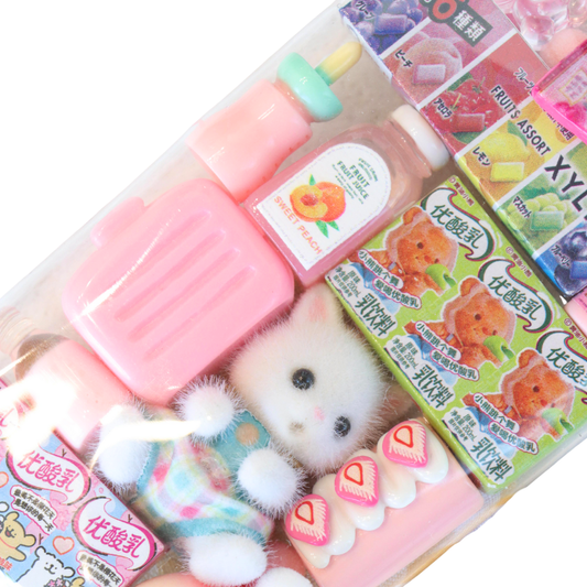 Calico Critters Bag Charm – Persian Cat Mini Pouch Accessory