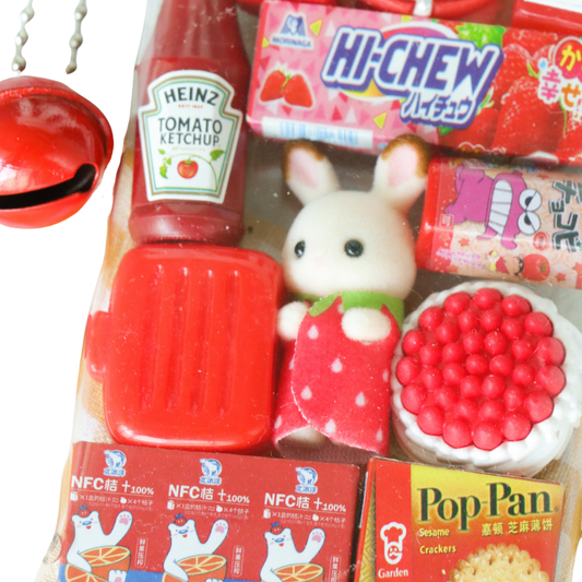 Calico Critters Bag Charm – Chocolate Rabbit Mini Pouch Accessory