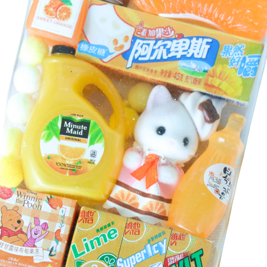 Calico Critters Bag Charm – Latte Cat Mini Pouch Accessory