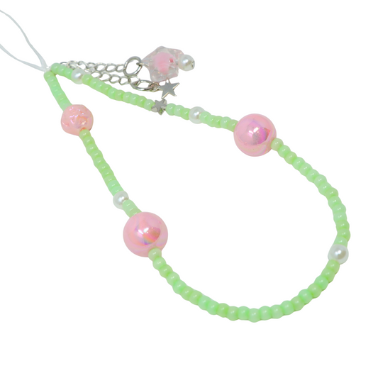 Mint Green Star Phone Charm