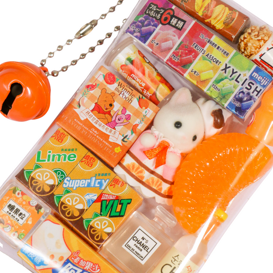 Calico Critters Bag Charm – Latte Cat Mini Pouch Accessory