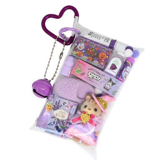 Calico Critters Striped Cat Gacha Pouch Bag Charm