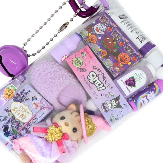 Calico Critters Striped Cat Gacha Pouch Bag Charm