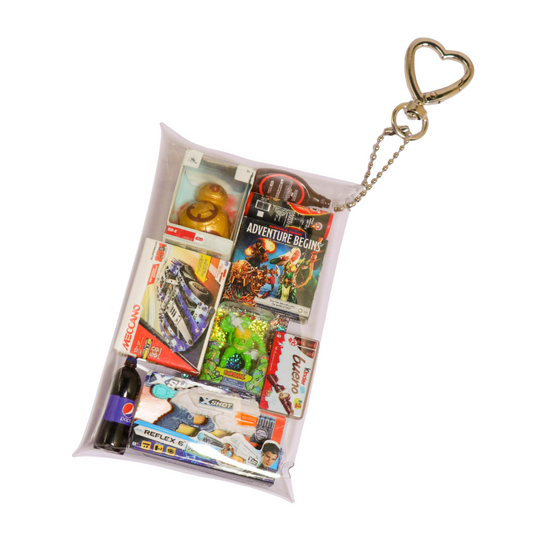 Mini Brands Boys Toy Gacha Pouch Bag Charm