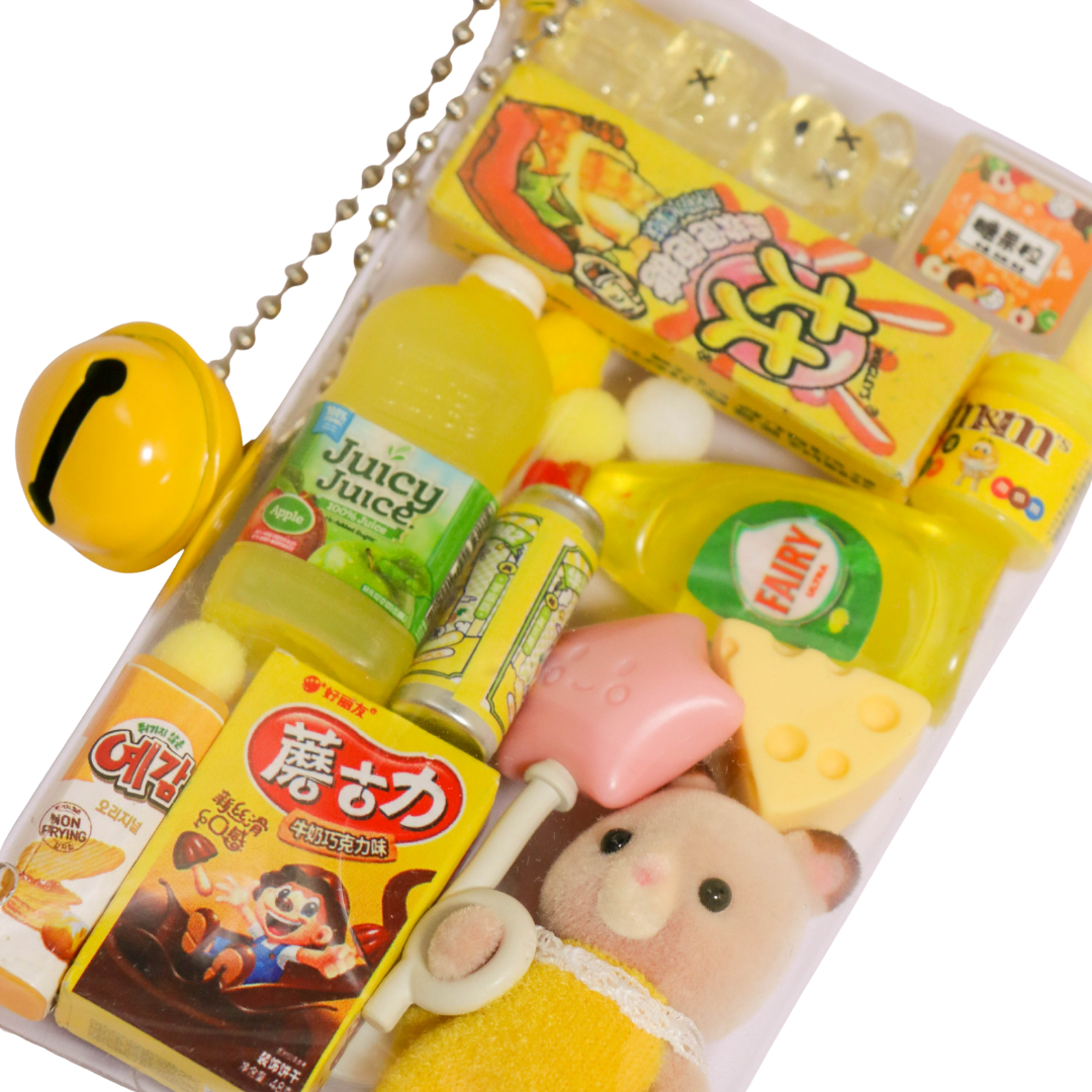 Caser Custom Mini Animal Bear Mini Pouch Accessory bag charm, styled view