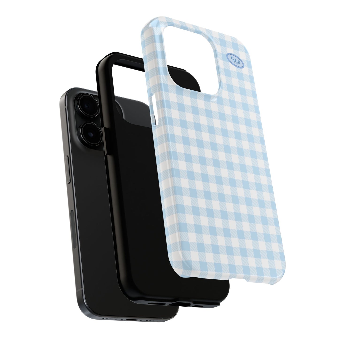 Gingham Blue