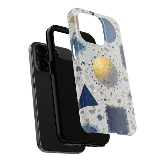 Terrazzo Chic_Blue & Gold