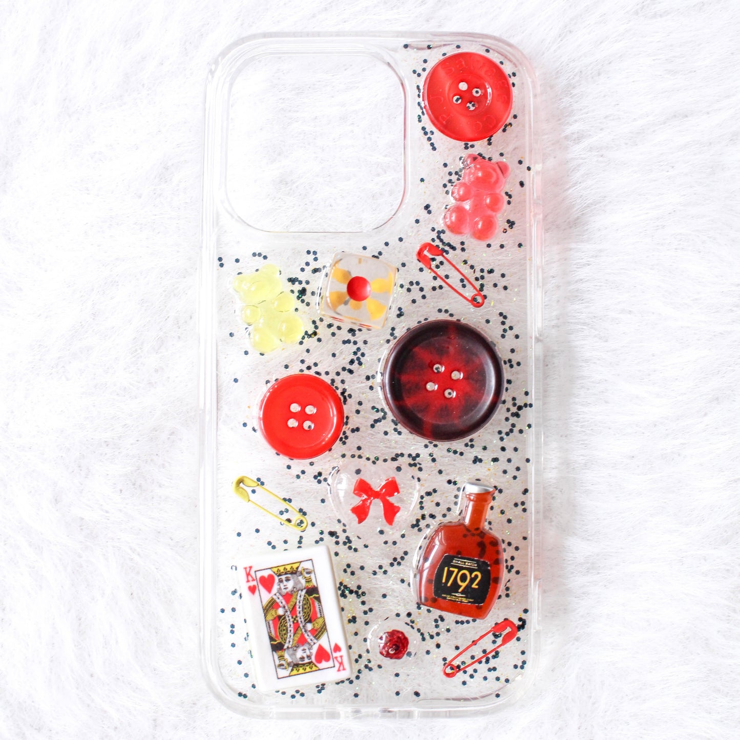 Handmade Resin Phone Case - Boozy Gummy Bear