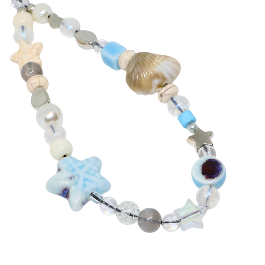 Caser Custom Blue Star Shell phone charm, product photo