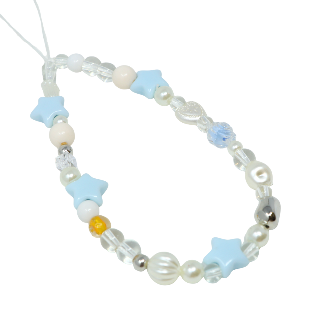 Baby Blue Star Phone Charm