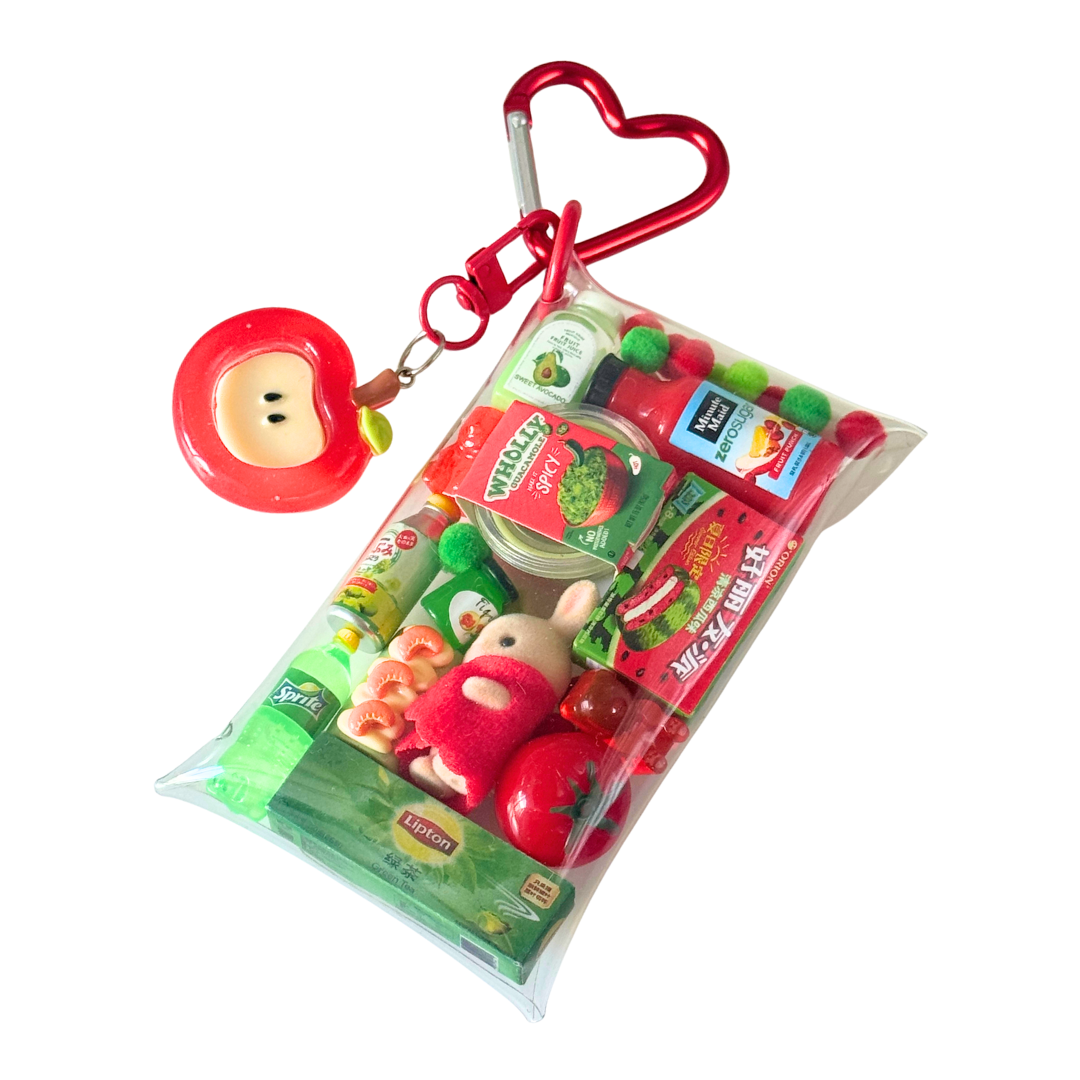 Calico Critters Bag Charm – Milk Rabbit Mini Pouch Accessory