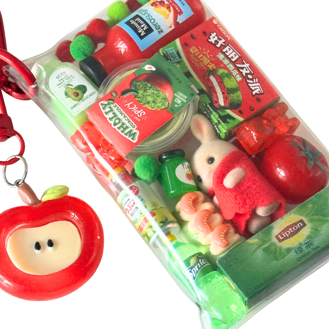 Calico Critters Bag Charm – Milk Rabbit Mini Pouch Accessory