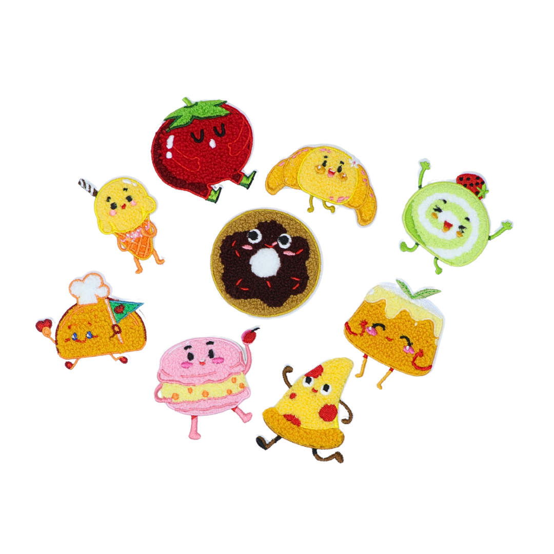 Dessert Fluffy Patch Sticker