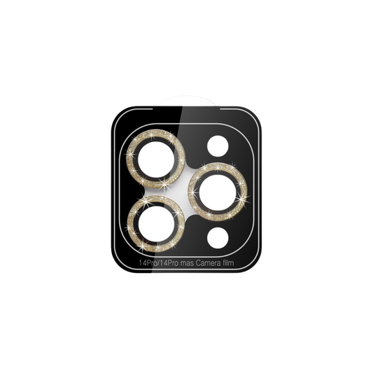 Gold Camera Lens Gem