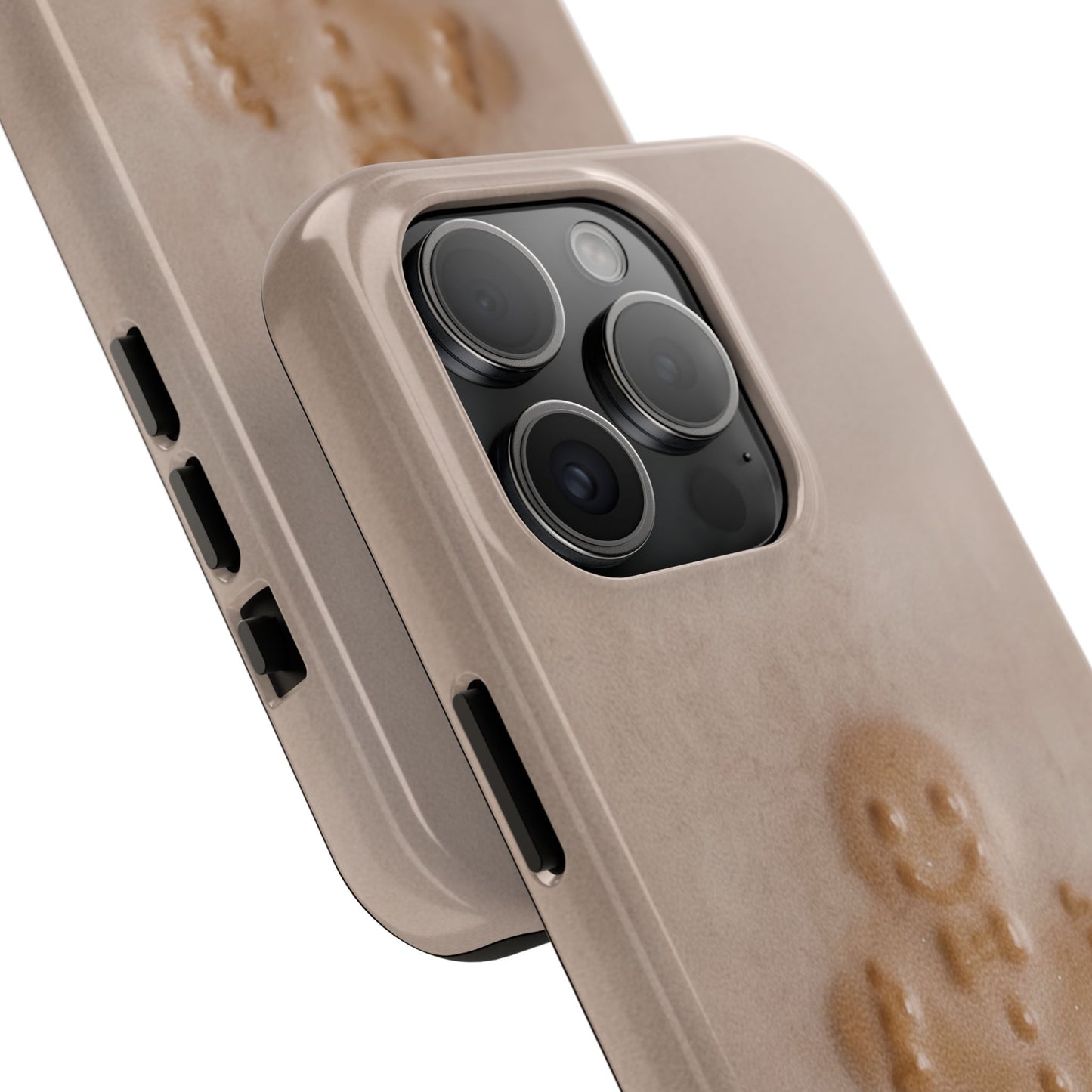 Embossed Leather Gingerbread Man