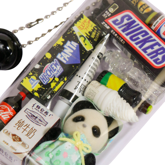 Calico Critters Panda Gacha Pouch Bag Charm