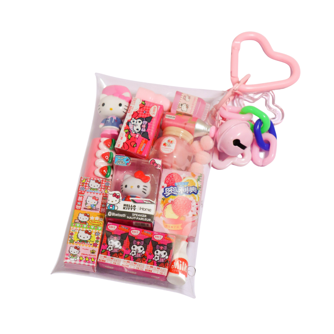 Hello Kitty Bag Charm - Cute Mini Pouch Keychain | Portable Small Accessory