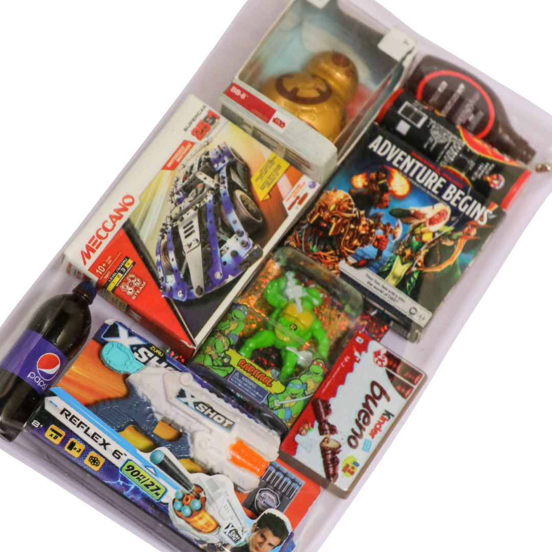 Mini Brands Boys Toy Gacha Pouch Bag Charm