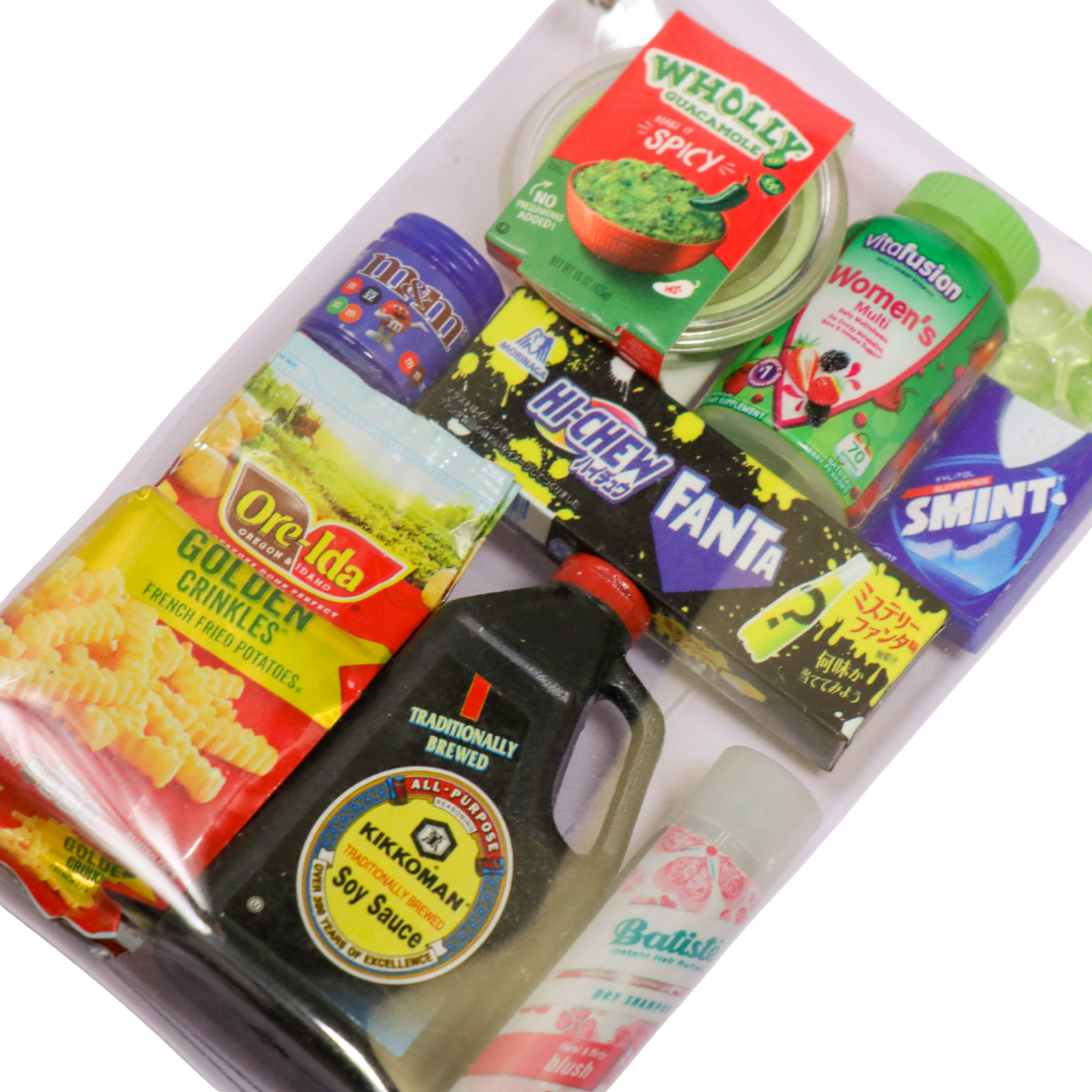 Mini Brands Food Gacha Pouch Bag Charm