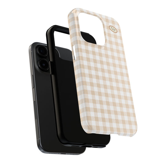 Gingham Beige