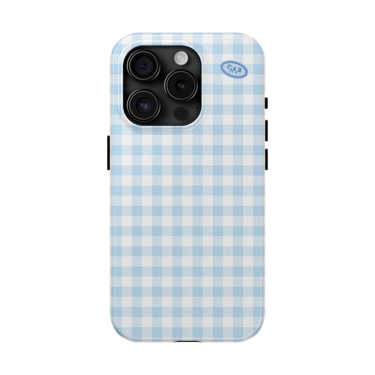 Gingham Blue
