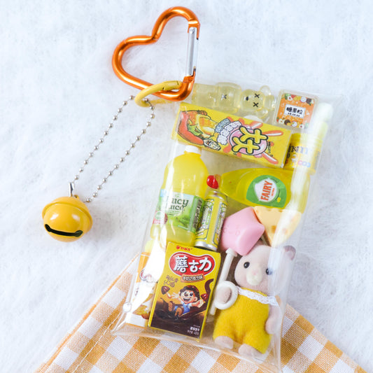 Caser Custom Mini Animal Bear Mini Pouch Accessory bag charm, detail view