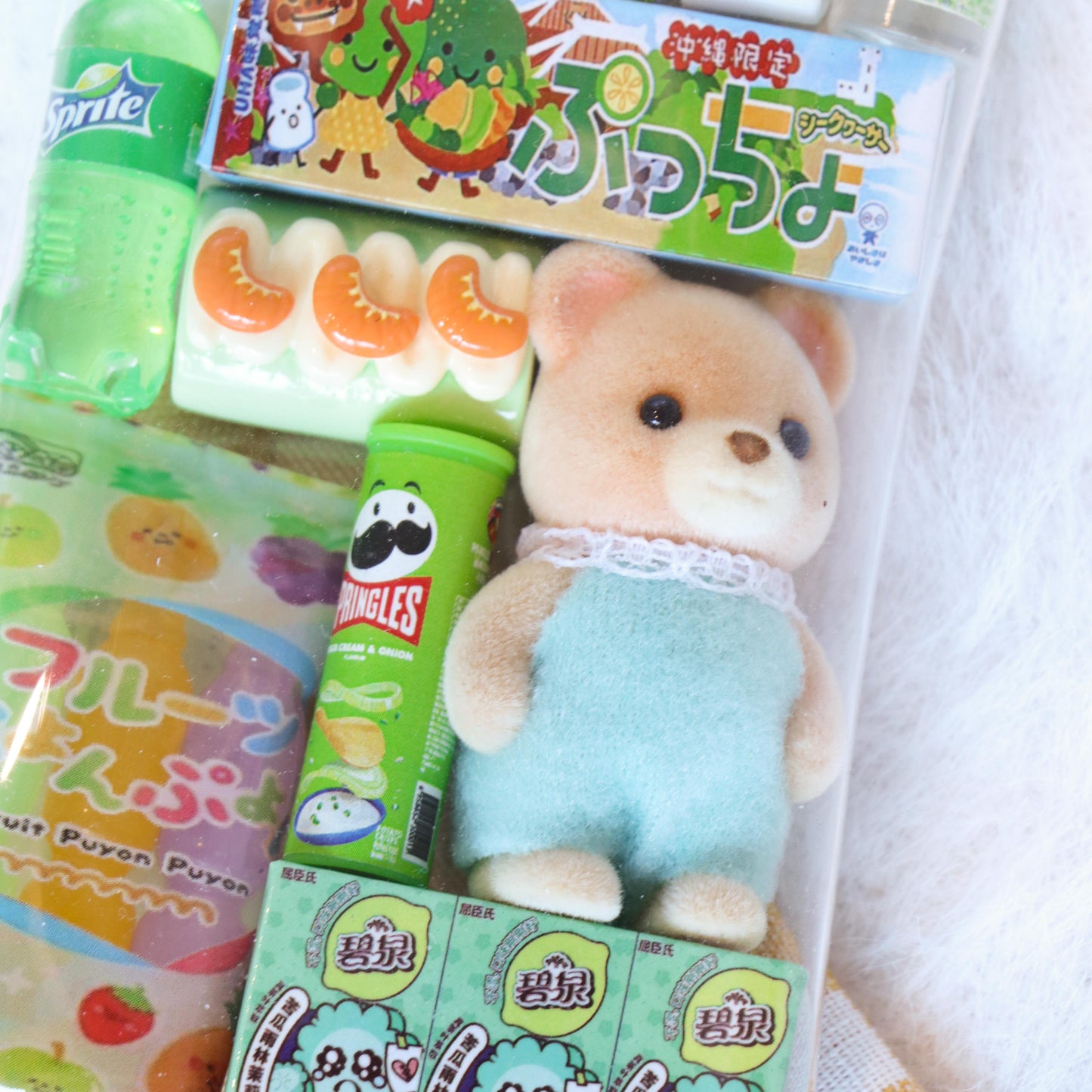 Calico Critters Bag Charm – Cuddle Bear Mini Pouch Accessory