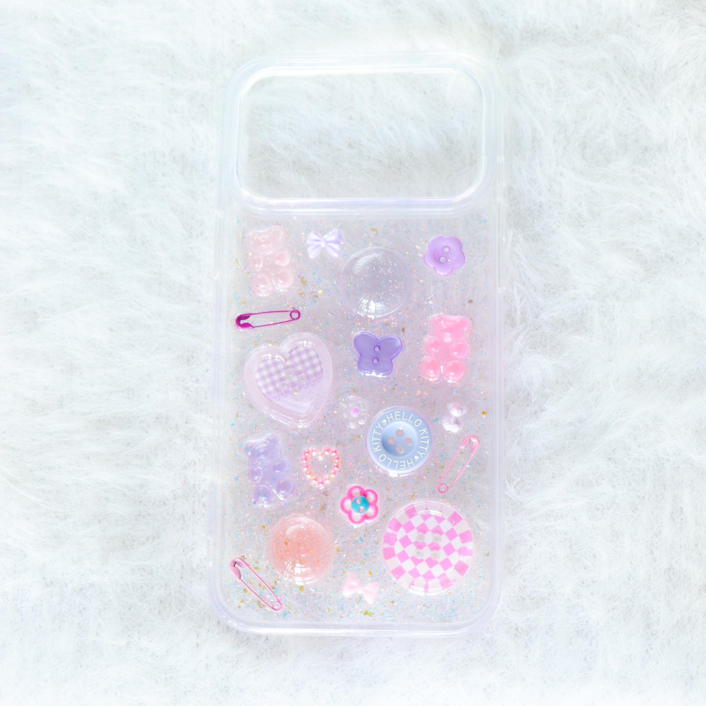 Handmade Resin Phone Case - Soft Pop - iPhone 17 Pro Max