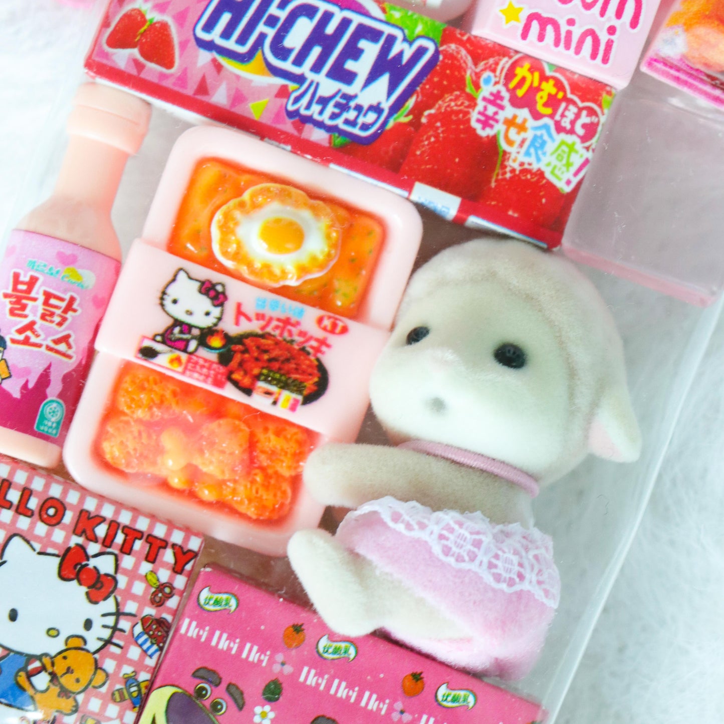 Calico Critters Bag Charm – Sheep Mini Pouch Accessory