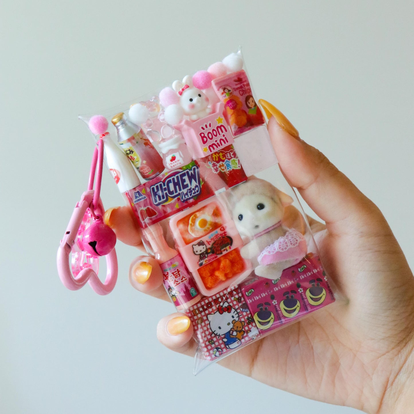 Calico Critters Bag Charm – Sheep Mini Pouch Accessory