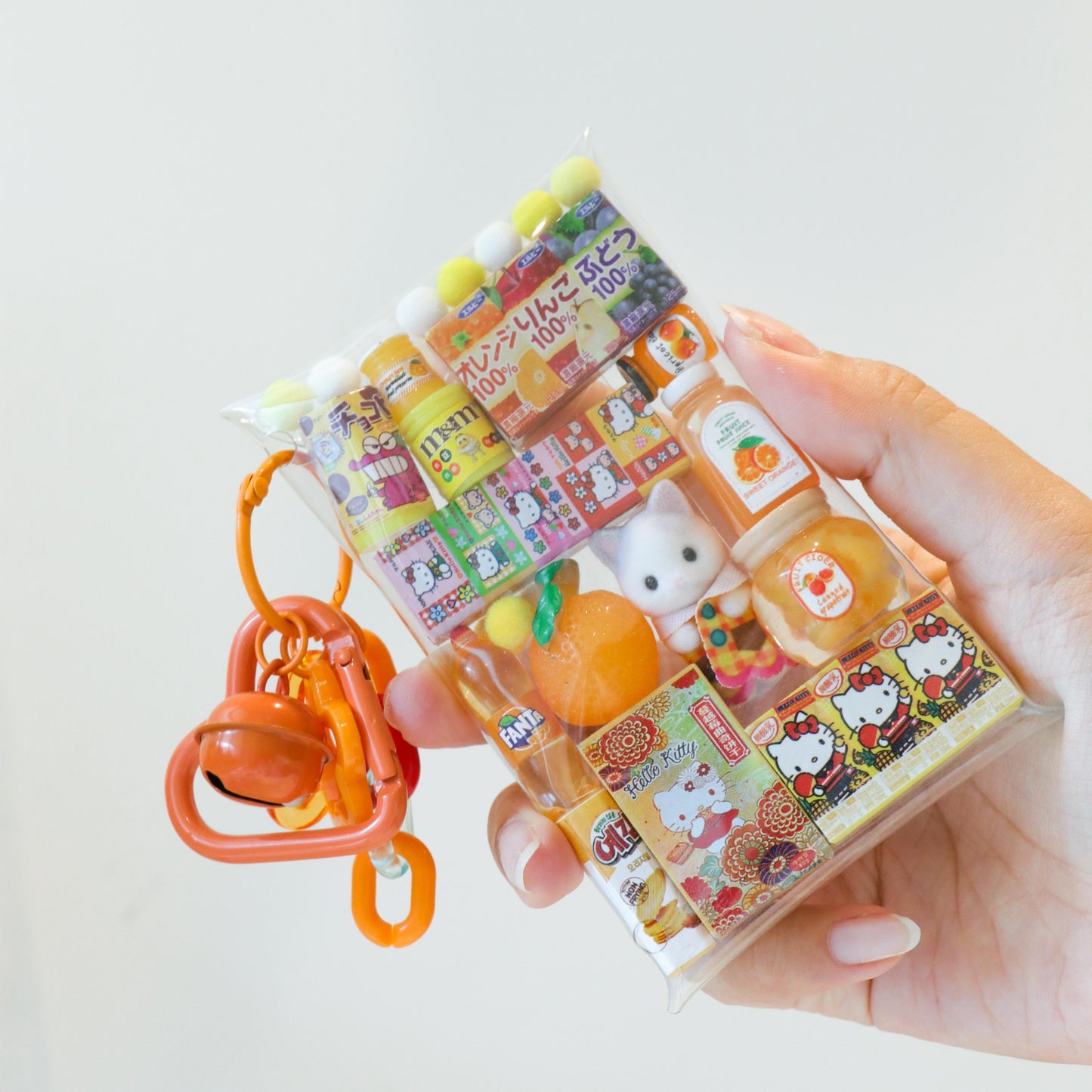 Calico Critters Bag Charm –  Latte Cat Pouch Accessory