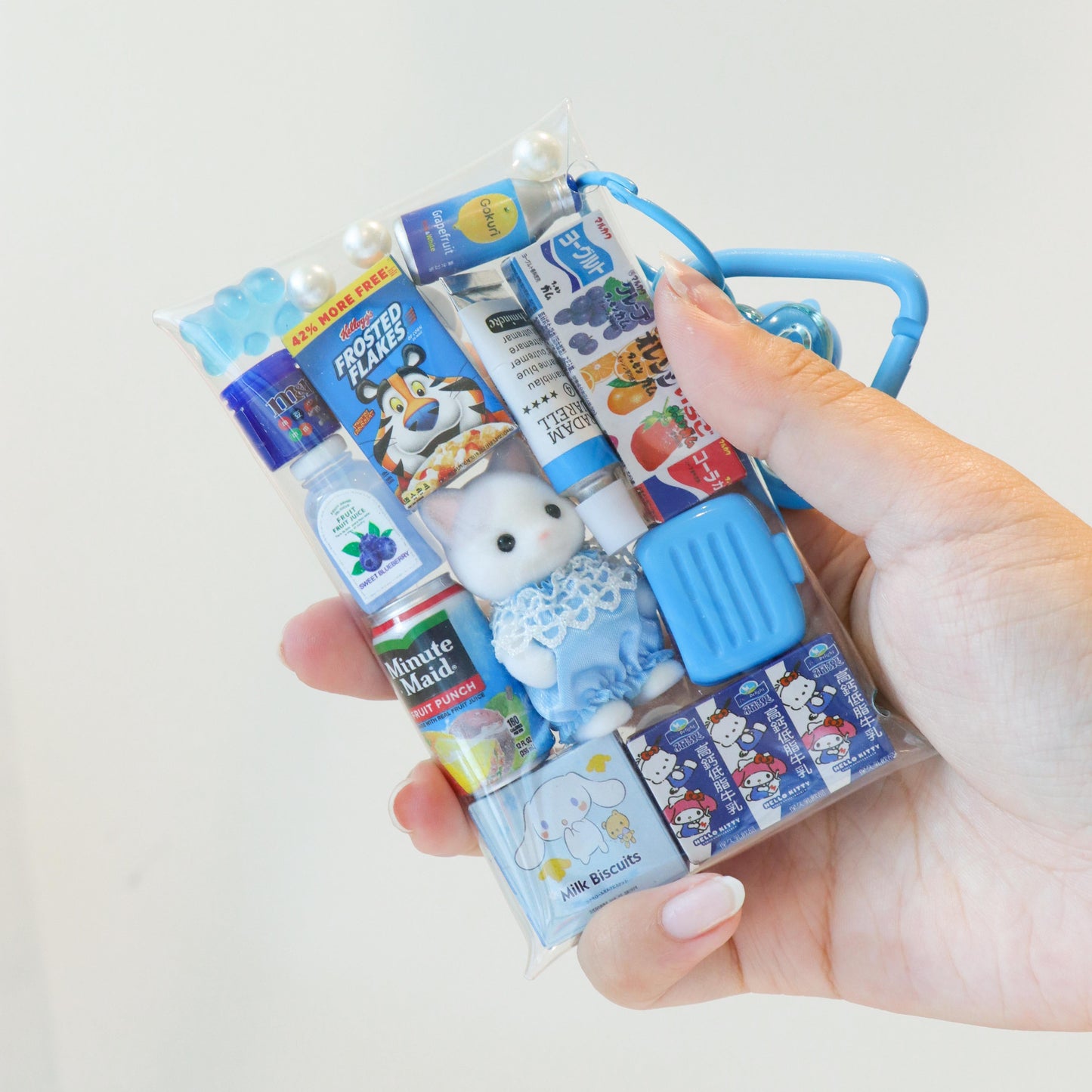 Calico Critters Bag Charm –  Latte Cat Pouch Accessory