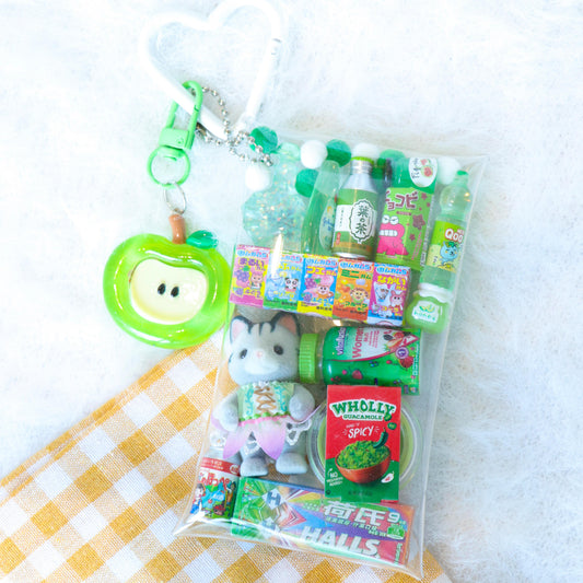 Calico Critters Bag Charm – Striped Cat Mini Pouch Accessory