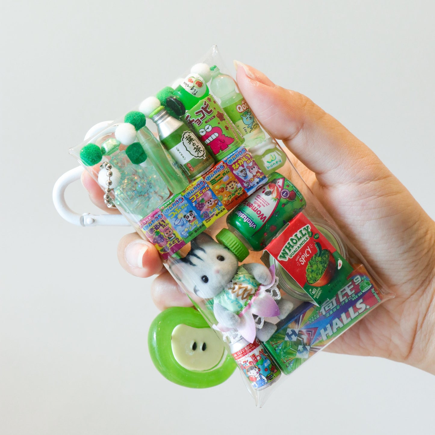 Calico Critters Bag Charm – Striped Cat Mini Pouch Accessory