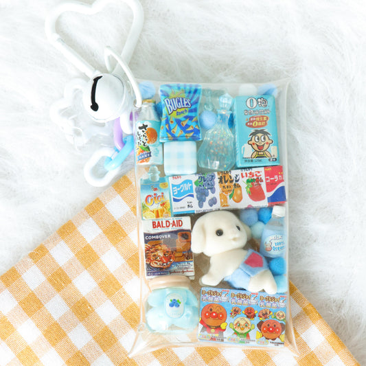 Caser Custom Mini Animal Flora Rabbit Mini Pouch Accessory bag charm, detail view