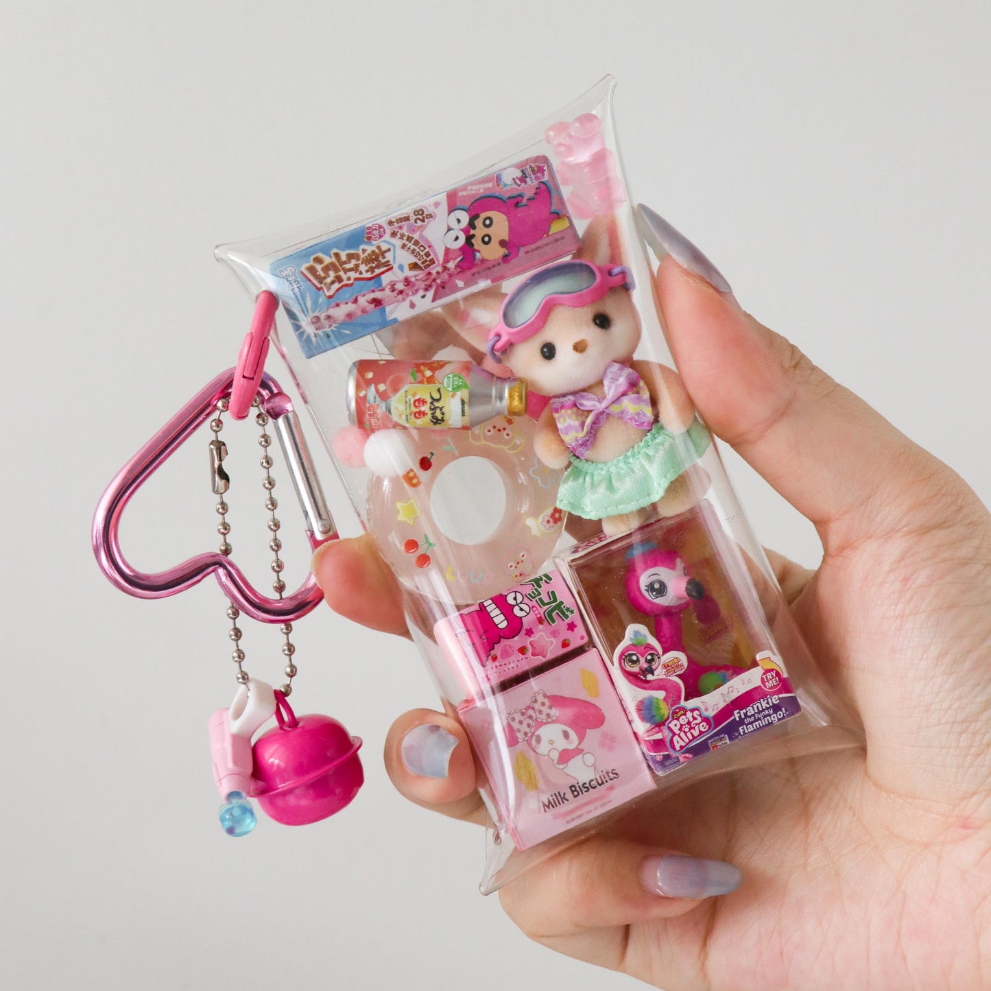 Caser Custom Mini Animal Fennec Fox Mini Pouch Accessory bag charm, product photo