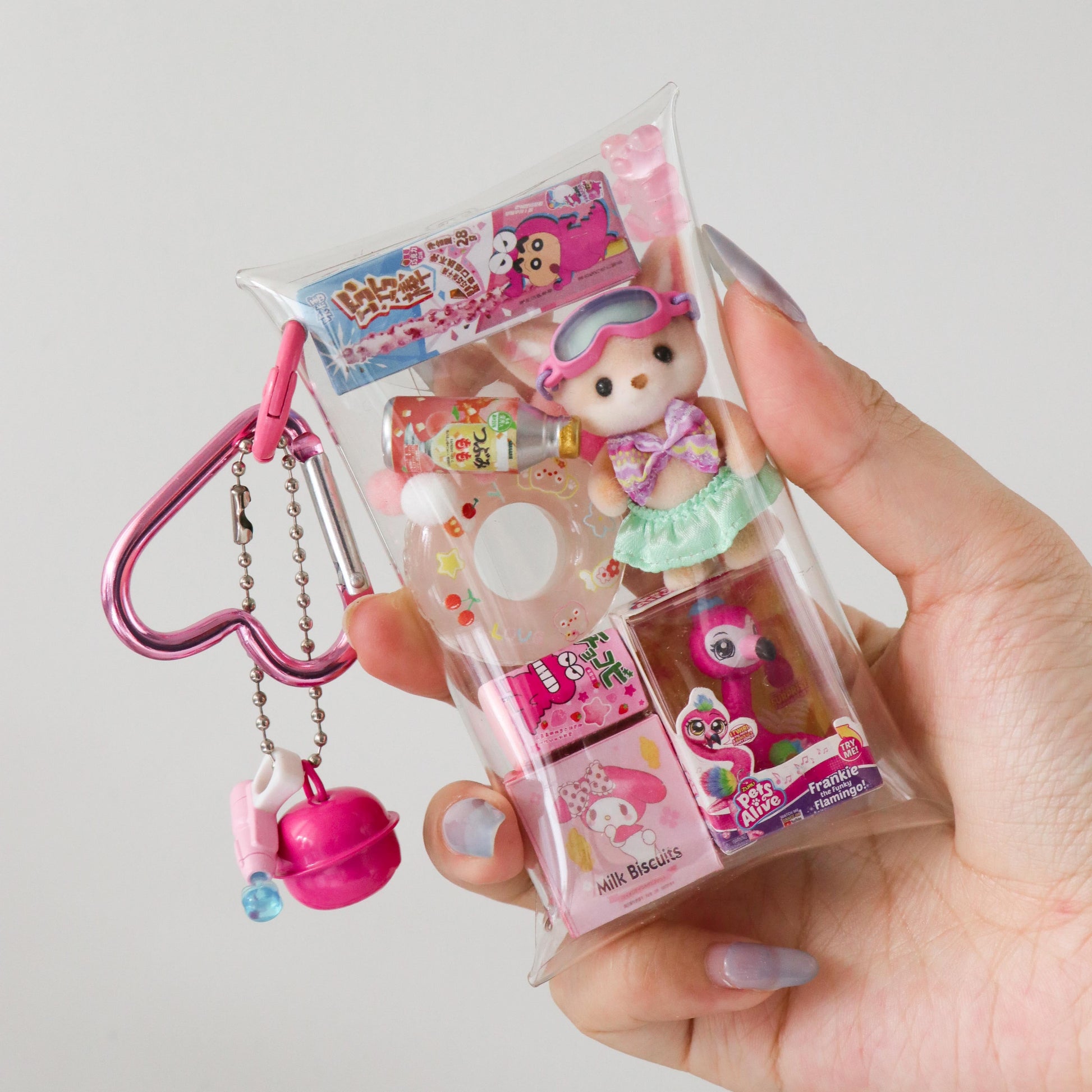 Caser Custom Mini Animal Fennec Fox Mini Pouch Accessory bag charm, product photo