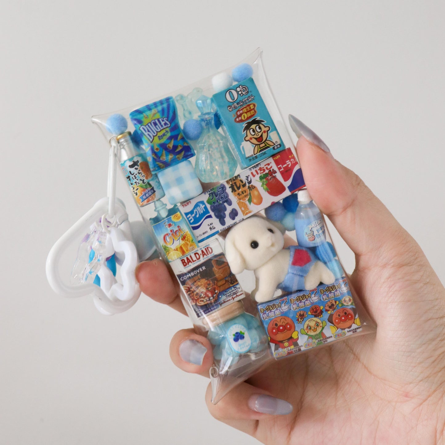 Caser Custom Mini Animal Flora Rabbit Mini Pouch Accessory bag charm, product photo