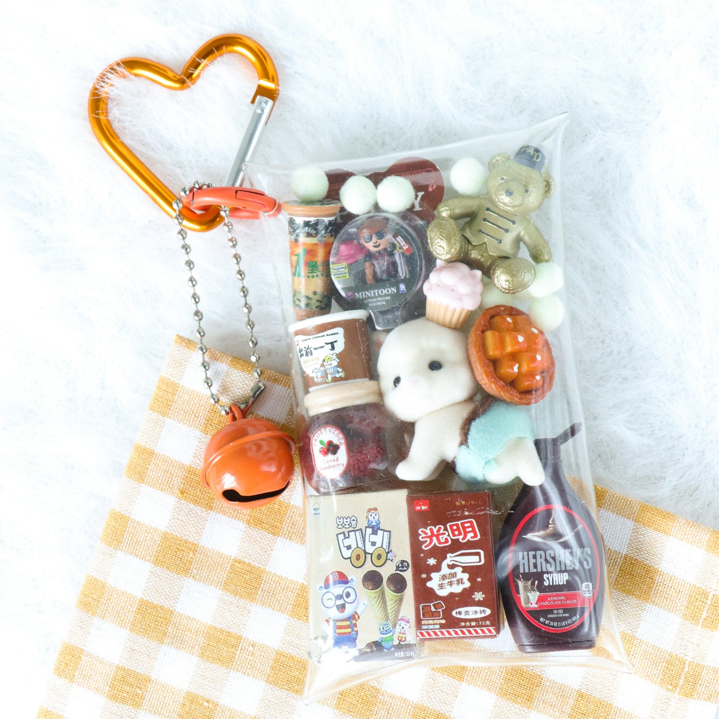 Calico Critters Bag Charm – Alpaca Mini Pouch Accessory