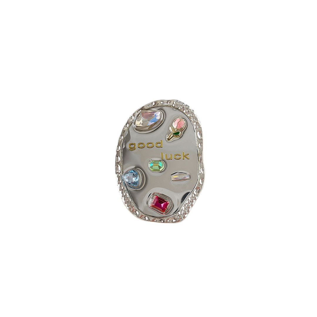 Tulip Rhinestone 'Good Luck' Phone Grip