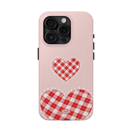 Heart Plaid Love