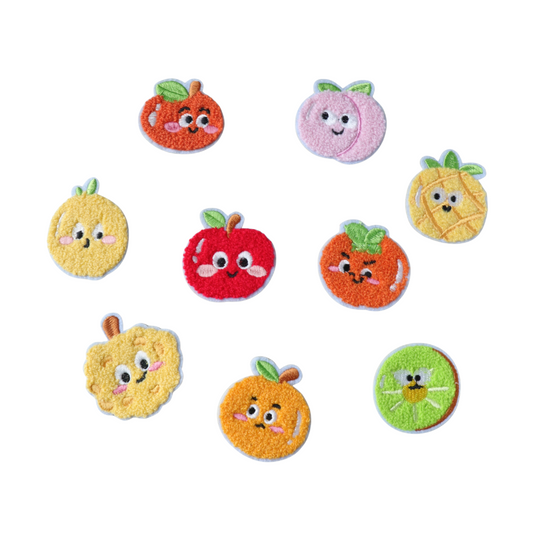 Fruits Fluffy Patch Sticker
