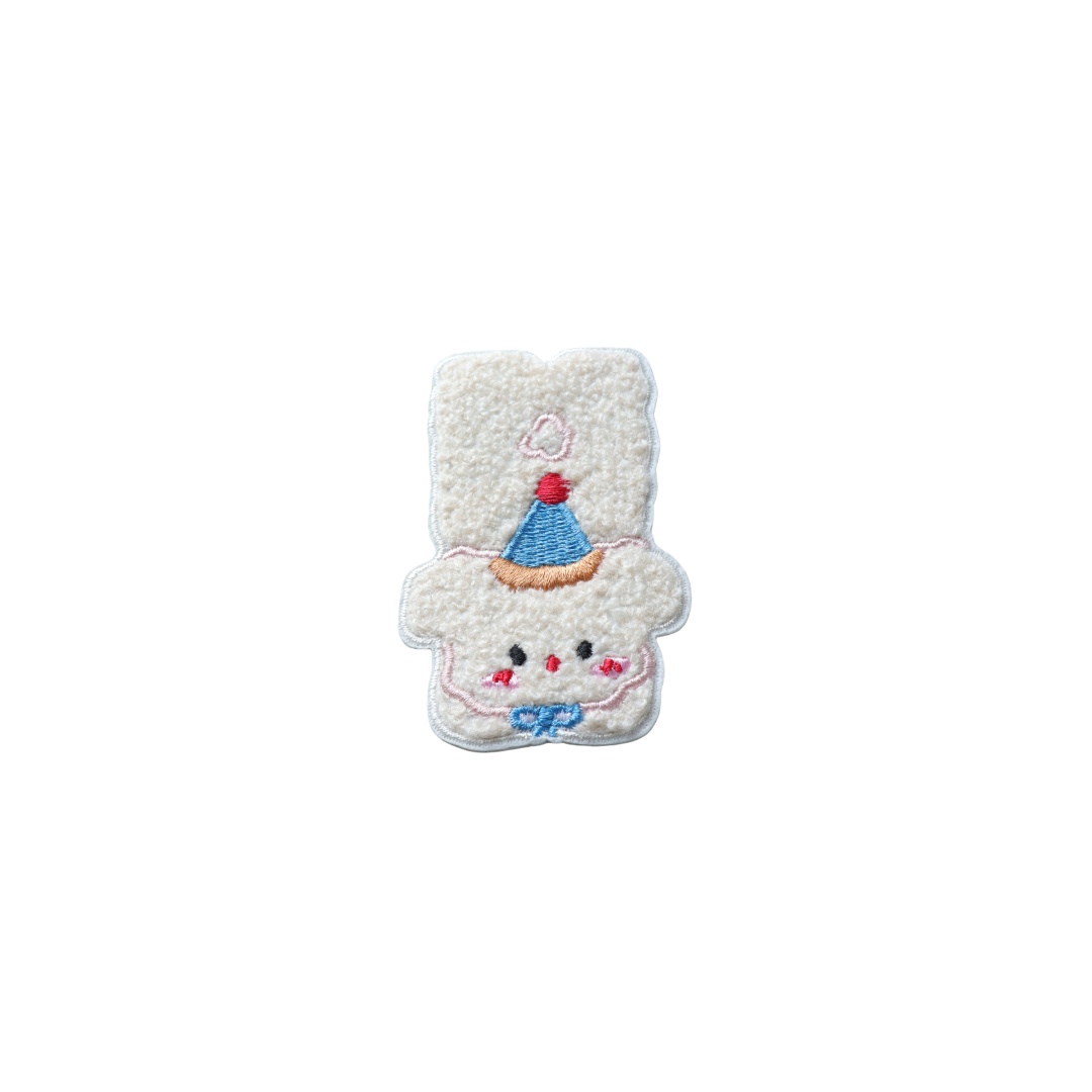 Caser Custom Lying Animals Patch cute sticker, detail view