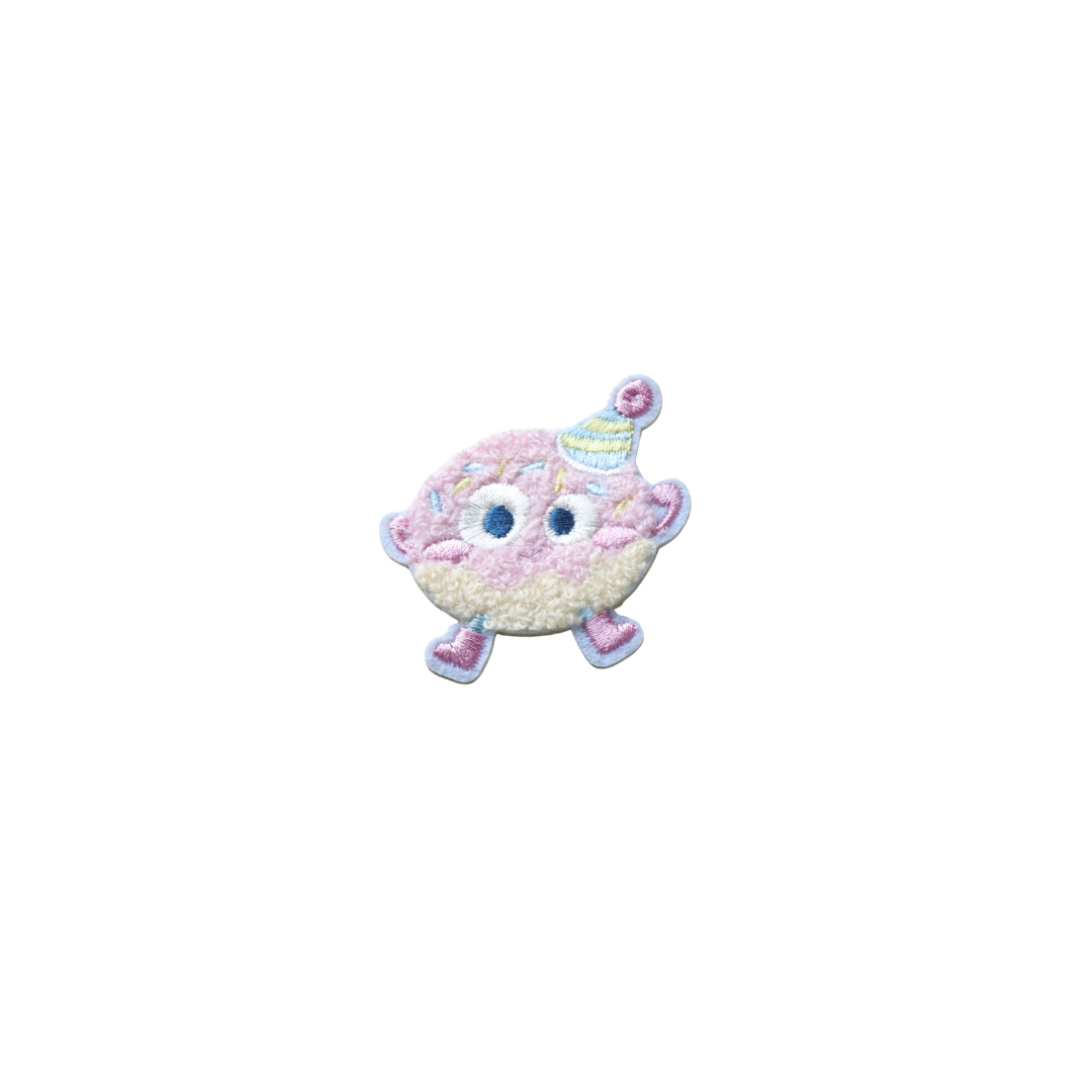 Caser Custom Baby Pink Dessert Patch cute sticker, styled view