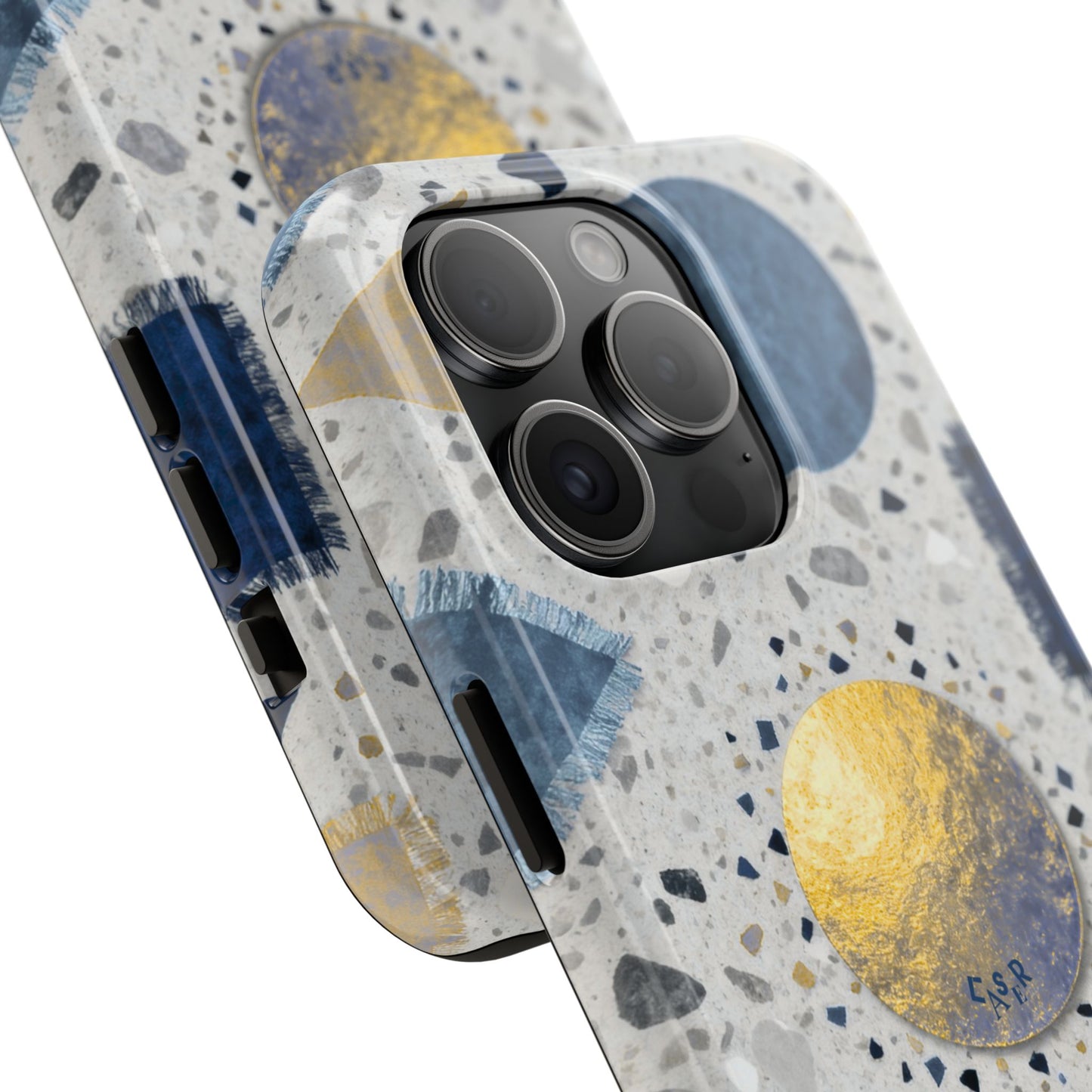 Terrazzo Chic_Blue & Gold